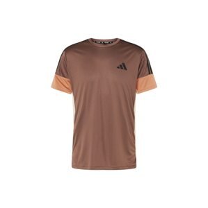 ADIDAS PERFORMANCE Funkčné tričko  béžová / hnedá / koňaková / čierna