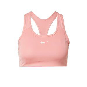 NIKE Športová podprsenka  rosé / biela