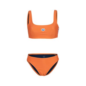 ARENA Športové bikiny 'ARENA ICONS BRALETTE SOLID'  modrá / oranžová / biela