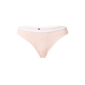 Tommy Jeans Bikinové nohavičky  púdrová / biela