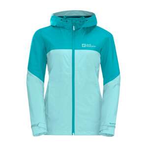 JACK WOLFSKIN Outdoorová bunda 'Weiltal 2L'  vodová / modrozelená