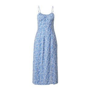 EDITED Letné šaty 'Maleen'  modrá / biela