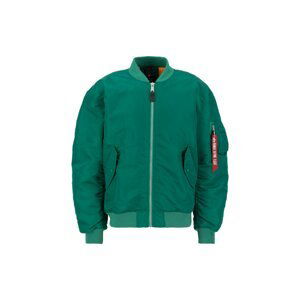 ALPHA INDUSTRIES Prechodná bunda  zelená / červená