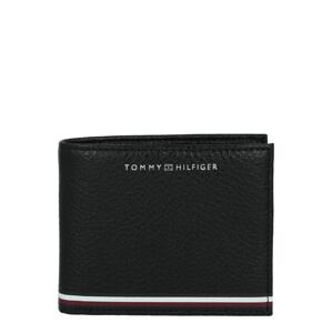 TOMMY HILFIGER Peňaženka  burgundská / čierna / biela