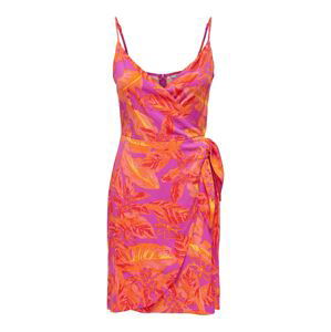 ONLY Letné šaty 'ONLALMA'  oranžová / marhuľová / tmavooranžová / červeno-fialová