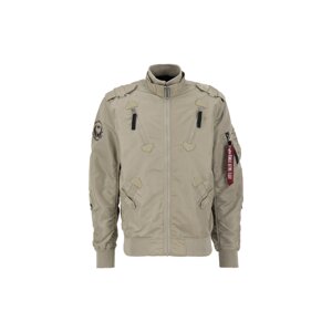 ALPHA INDUSTRIES Prechodná bunda 'Falcon II'  piesková / červená / čierna