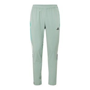ADIDAS PERFORMANCE Športové nohavice 'Colorblock 3-Stripes'  zelená / svetlozelená / čierna