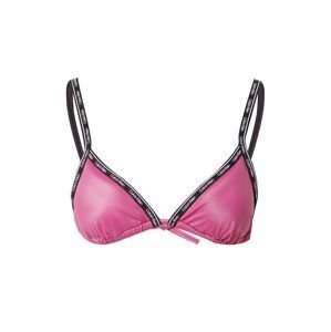 Calvin Klein Swimwear Bikinový top  fuksia / čierna / biela