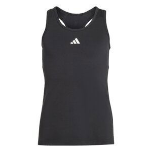 ADIDAS PERFORMANCE Športový top 'Aeroready Techfit'  čierna / biela