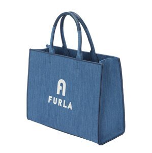 FURLA Shopper  modrá / biela