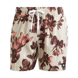 ADIDAS SPORTSWEAR Surferské šortky 'Floral Clx Short-'  nebielená / čokoládová / broskyňová