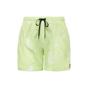 ADIDAS SPORTSWEAR Športové plavky - spodný diel 'Brand Love Clx Short-'  limetová / biela