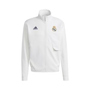 ADIDAS SPORTSWEAR Športová mikina so zipsom 'Real Madrid Anthem'  žltá / čierna / biela
