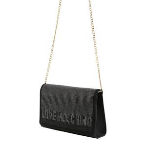 Love Moschino Listová kabelka  čierna