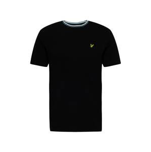 Lyle & Scott Tričko  citrónová / čierna / biela