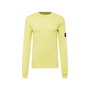 Calvin Klein Jeans Tričko  žltá / zlatá žltá / čierna / biela