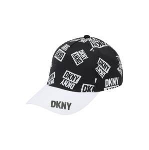 DKNY Klobúk  čierna / šedobiela