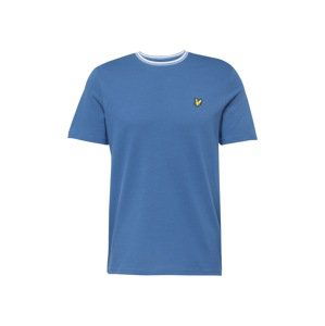 Lyle & Scott Tričko  kráľovská modrá / zlatá žltá / čierna / biela