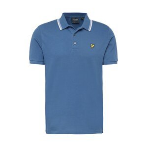 Lyle & Scott Tričko  dymovo modrá / biela