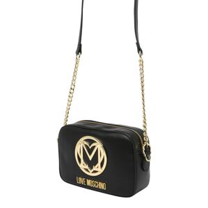 Love Moschino Taška cez rameno 'SUPERGOLD'  zlatá / čierna