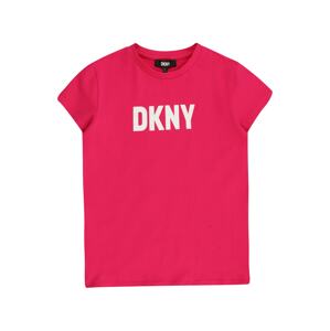 DKNY Tričko  malinová / biela