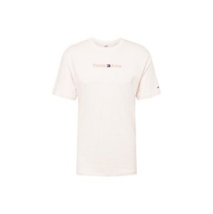 Tommy Jeans Tričko  ružová / rosé / červená