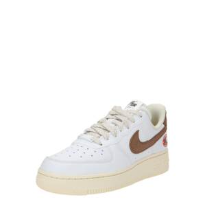 Nike Sportswear Nízke tenisky 'AIR FORCE 1 07 LX'  béžová / hnedá / biela