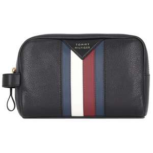 TOMMY HILFIGER Toaletná taška 'Prem Lea '  modrá / červená / čierna / biela