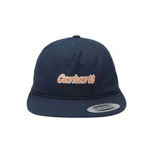 Carhartt WIP Čiapka  tmavomodrá / oranžová / biela