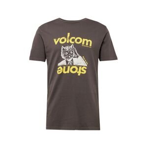 Volcom Tričko 'STONEPUR'  žltá / čierna / biela