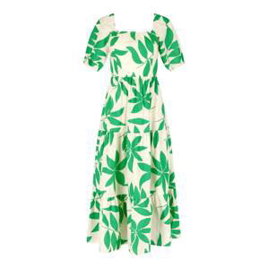 LolaLiza Letné šaty  zelená / biela