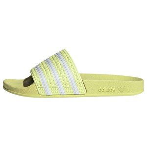 ADIDAS ORIGINALS Šľapky 'Adilette'  žltá / svetlosivá