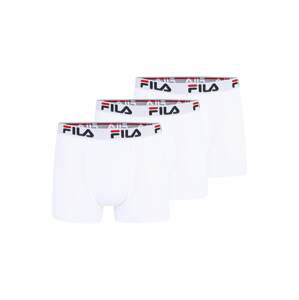 FILA Boxerky  ohnivo červená / čierna / biela