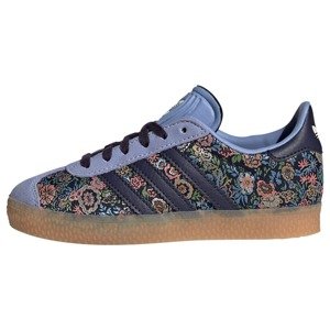 ADIDAS ORIGINALS Tenisky 'Gazelle x Liberty London'  námornícka modrá / modrosivá / zelená / fialová