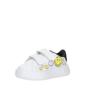 ADIDAS SPORTSWEAR Tenisky 'Smiley Advantage'  žltá / čierna / biela