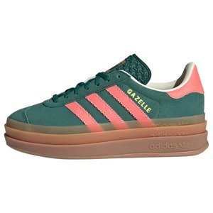 ADIDAS ORIGINALS Tenisky 'Gazelle Bold'  žltá / zelená / lososová