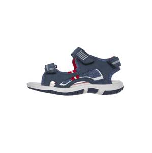 Chicco Otvorená obuv 'Farreto'  námornícka modrá / modrá denim / sivá / červená