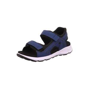 SUPERFIT Otvorená obuv  námornícka modrá / čierna
