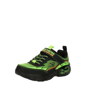 SKECHERS Tenisky  limetová / tmavozelená