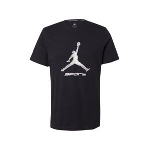 Jordan Funkčné tričko  svetlomodrá / hnedá / čierna / strieborná