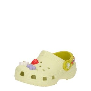 Crocs Otvorená obuv 'Classic Friendship Bracelet'  tmavožltá / svetlozelená / levanduľová / svetločervená