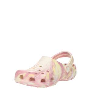 Crocs Otvorená obuv 'Classic'  žltá / orchideová / biela