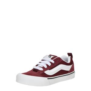 VANS Tenisky 'Knu Skool'  bordová / biela