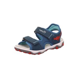 SUPERFIT Otvorená obuv 'Mike 3.0'  námornícka modrá / enciánová / jasne červená / biela