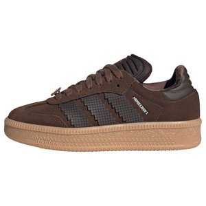 ADIDAS ORIGINALS Tenisky 'Samba X Minecraft'  hnedá / tmavohnedá