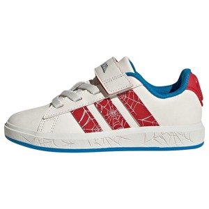 ADIDAS SPORTSWEAR Tenisky 'GRAND COURT SPIDER-MAN EL'  červená / čierna / biela