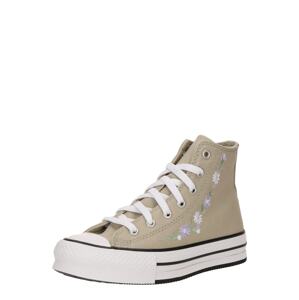 CONVERSE Tenisky 'CTAS'  zelená / kaki / levanduľová / biela