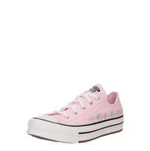 CONVERSE Tenisky 'CTAS'  svetlozelená / svetlofialová / svetloružová