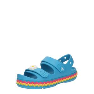 Crocs Otvorená obuv 'Crocband Cruiser'  azúrová / žltá / ružová / biela