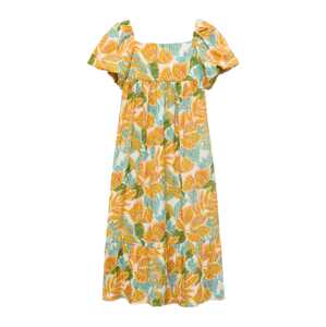 MANGO KIDS Šaty 'IPANEMA'  svetlomodrá / horčicová / zelená / biela